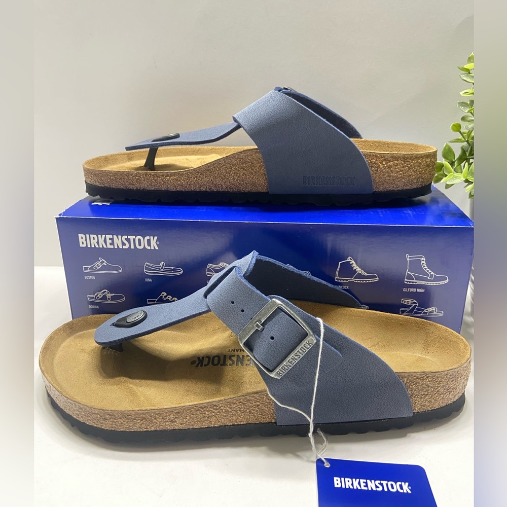 NEW Birkenstock Unisex Gizeh Sandals Medina Black Size 43 Mens 10/Womens 12. - Picture 11 of 12